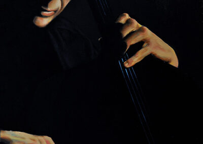 Image of Rob O'Hoski's pastel painting Cello.