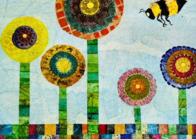 Image of Stephanie Katrina's Sunny Field. Mixed media.
